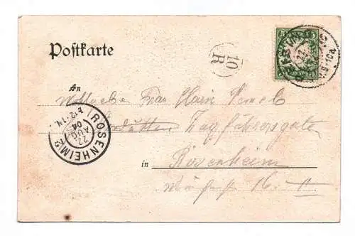 Ak Freising unterer Domberg 1904