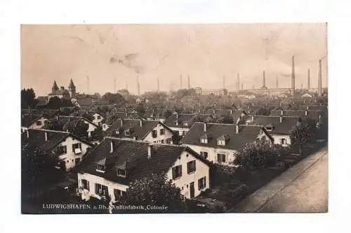 Ak Ludwigshafen am Rhein Anilinfabrik Colonie