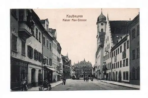 Ak Kaufbeuren Kaiser Max Strasse 1919