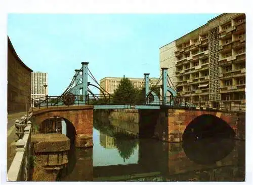 Ak Berlin 1986 Jungfernbrücke in Farbe 750 Jahre Berlin Postkarte