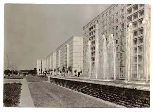 Ak Schwedt Oder Leninallee 1975