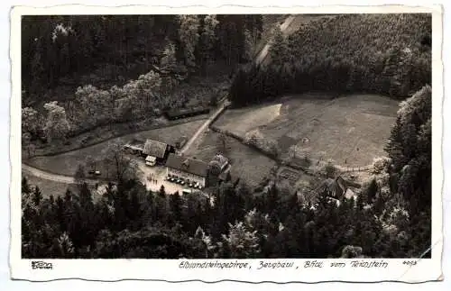 Ak Elbsandsteingebirge Zeughaus Blick vom Teichstein Walter Hahn Dresden 1943