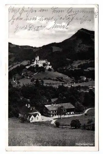 Ak Hohenaschau im Chiemgau 1935 Schloss