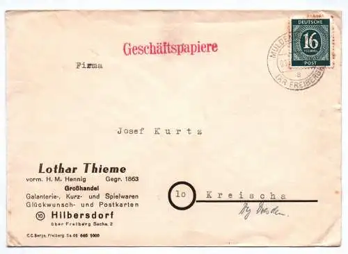 Geschäftspapiere Großhandel Hilbersdorf Freiberg Sachsen