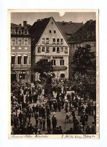 Ak Gruss aus Göhres Weinstuben 1932 Jena