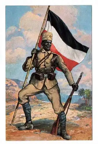 Ak Askari aus Deutsch Ostafrika 1 Wk Soldat Afrika