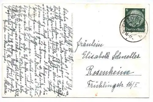 Foto Ak Ottobeuren Inneres der Basilika 1937 Kirche