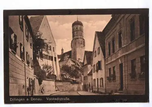 Ak Dillingen Donau Vorstadtstraße 1916