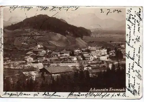 Foto Ak Achenrain Kramsach 1904 Tirol Rattenberg Stempel