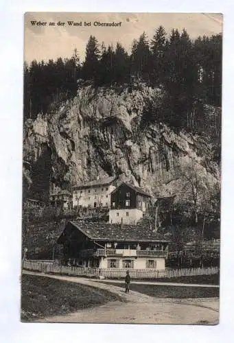 Ak Weber an der Wand bei Oberaudorf 1904