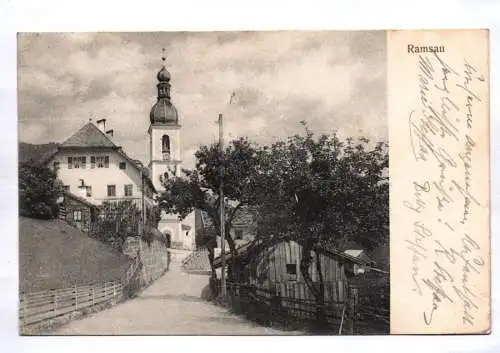 Litho Ak Ramsau 1907