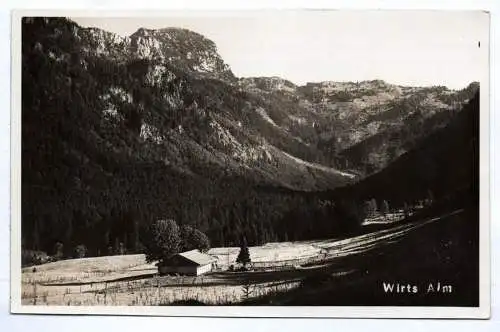 Foto Ak Wirts Alm Bad Feilnbach Rosenheim 1930 er