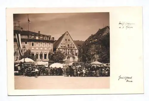 Foto Ak Jena Frühschoppen in der Göhre 1930 er