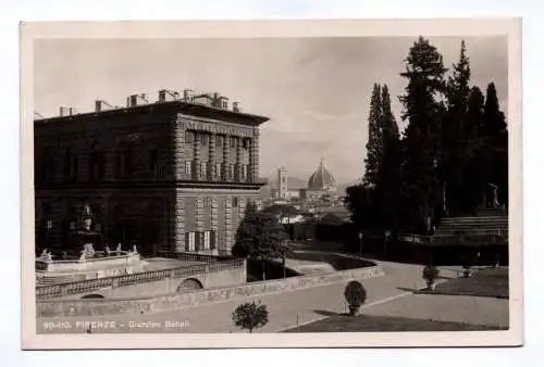 Foto Ak Firenze Giardino Boboli 1933 Florenz Italien