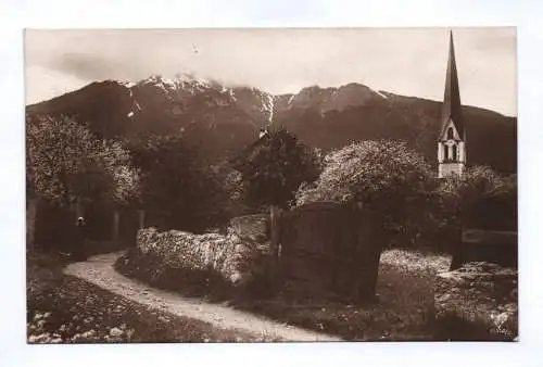 Ak Rosenheim Kirche Berge 1912