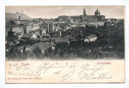 Ak Loreto Panorama 1902 Italien