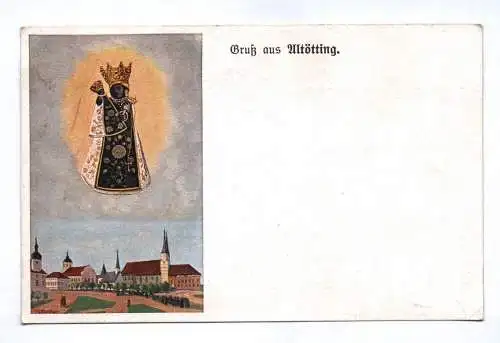 Ak Gruß aus Altötting Gnadenmutter Kirche