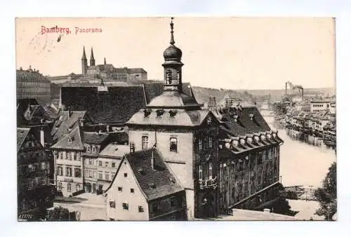 Ak Bamberg Panorama 1909