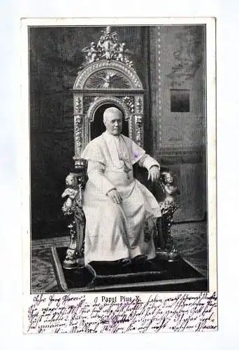 Künstler Ak Papst Pius X.