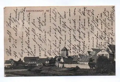 Ak  Eschenbach Mittelfranken Total 1911