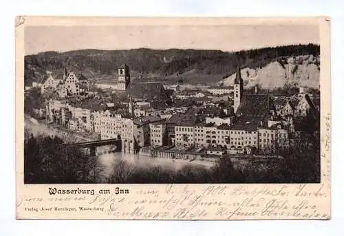 Ak Wasserburg am Inn 1900