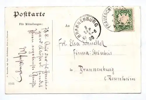 Ak Portal aus dem 11. Jahrhundert Frauenchiemsee 1908