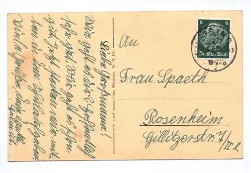 Ak Freising Knabenseminar Lichthof