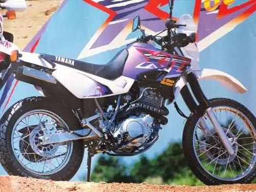 Yamaha Cross Motorrad Poster vintage