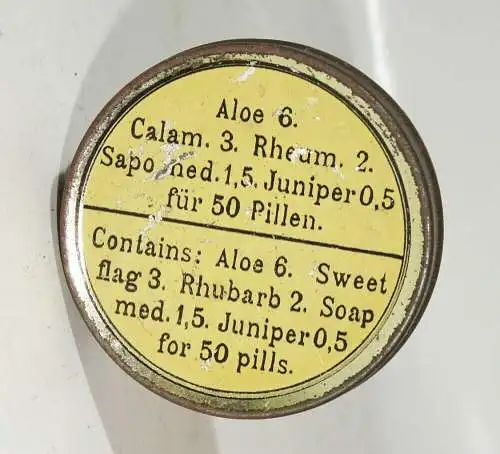 Alte Blechdose Kneipp Pillen Pfarrer um 1910 