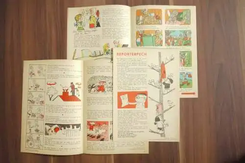 Walja und Atze beim Testflug Heft 5 DDR Kinderzeitschrift Comic 1965