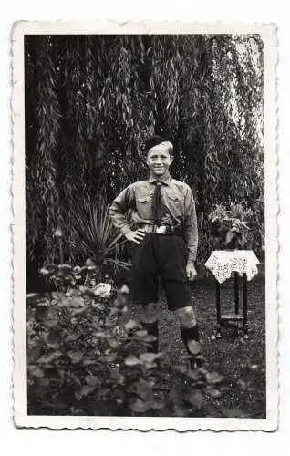 Foto Junge in Uniform 1935 Pimpf 2 Wk WW2