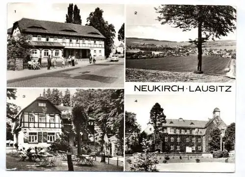 Ak Neukirch Kreis Bischofswerda DDR  1982 Zieibackfabrik Übersicht Gaststätte Ob