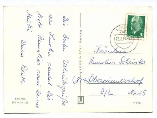 Ak Lucka Kreis Altenburg 1967