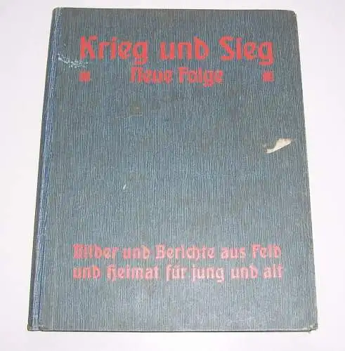 Krieg & Sieg Neue Folge Beilage Jugendkalender Ernst Thiene 1916 IWW Kinderbuch