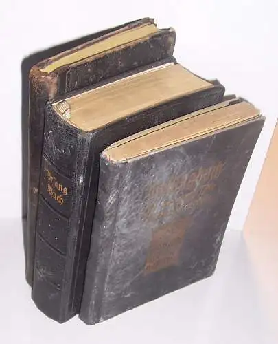 3 x christliche Gesangbücher Zittau Brandenburg Pommern 1888 / 1917 / 1931 