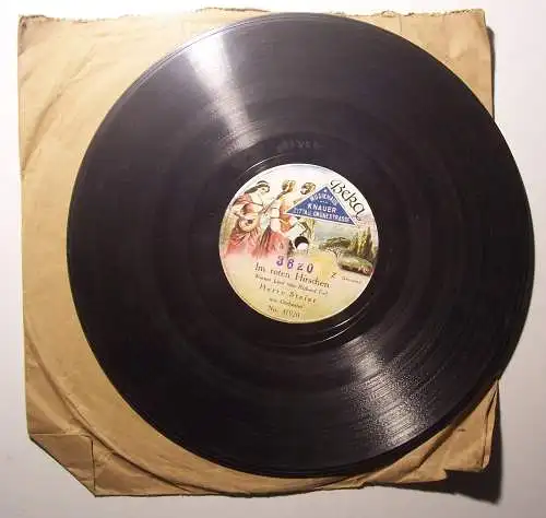 Harry Steyer Schellackplatte Wahre Liebe blüht nur einmal  Im roten Hirschen 