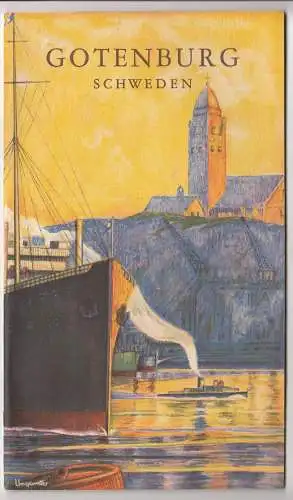 Reise Broschüre Gotenburg Schweden 1932 Sweden 