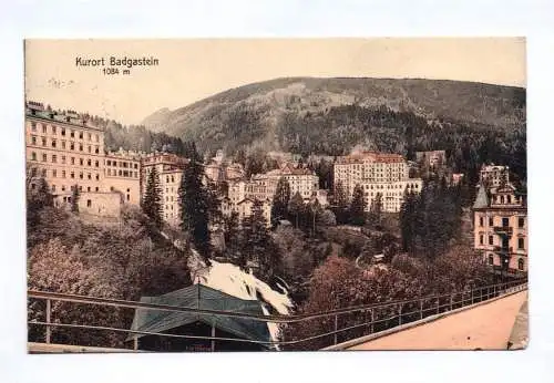 Ak Kurort Badgastein 1913