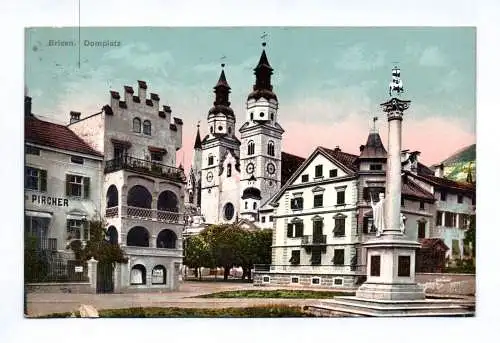 Ak Brixen Domplatz 1913