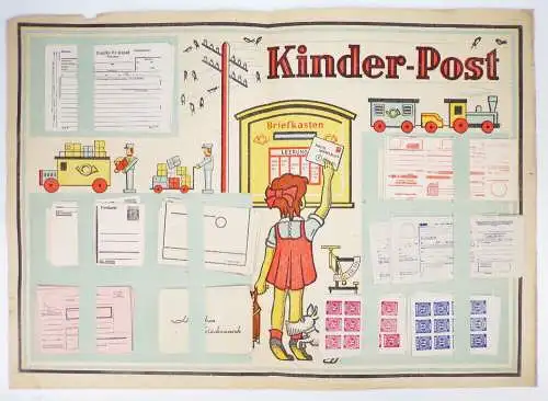 Kinderpost Spielzeug 1947 vintage