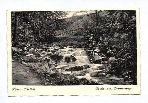 Ak Harz Ilsetal Partie am Bremerweg 1938