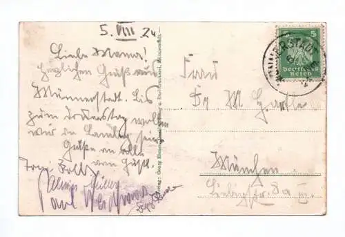 Ak Münnerstadt Jörgentor 1924