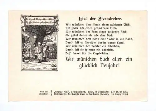 Künstler Ak Maximilian Liebenwein Lied der Sterndreher 1915