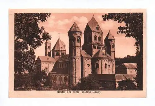 Ak Kirche der Abtei Maria Laach Glees