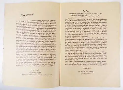 Festschrift zum II Deutschlandtreffen für Frieden Einheit und Freiheit