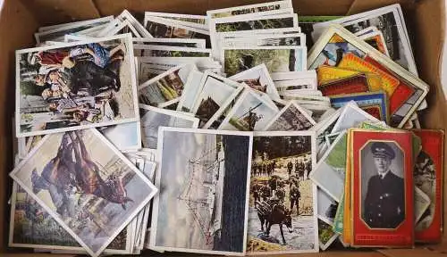 Konvolut alter Sammelbilder trading cards Hartwig Vogel Erdal Chlorodont 