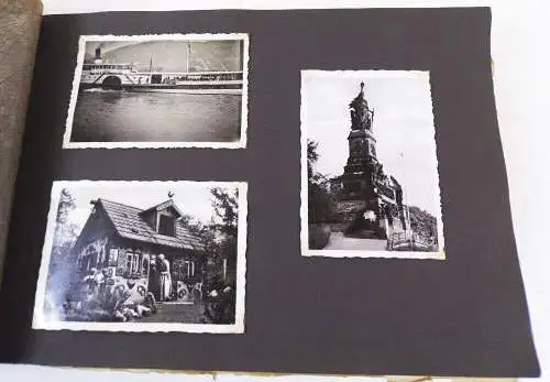 Altes Fotoalbum Rheindampfer Fahrt Reise 1930 er