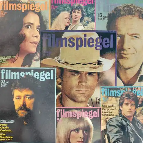 DDR Magazin 70er und 80er Zeitschrift Filmspiegel