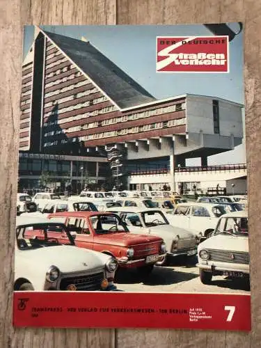 Der Deutsche Straßenverkehr DDR Zeitschrift 1972 bis 1978