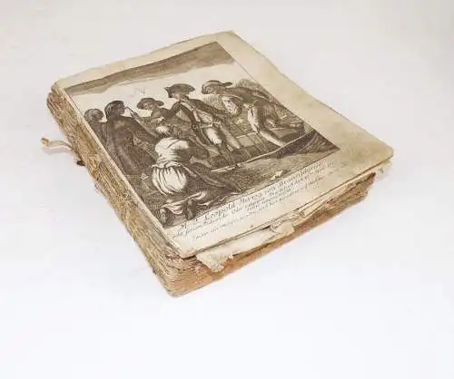 Antikes Buch Napoleon Hochwasser Merkwürdige Begebenheiten 1810 Kupfer